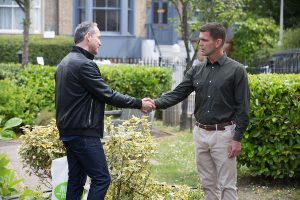 Jack Branning and Ray Kelly in EastEnders