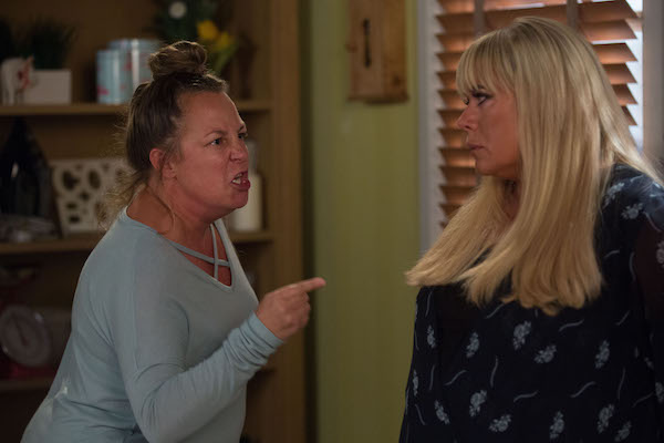 At war on screen, but besties in real life (Credit: BBC)