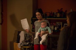 Alfie wants to be part of his daughter's life in EastEnders