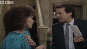 Den served Angie divorce papers on Christmas Day 1986 EastEnders 