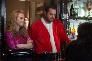 Mick and Linda on the rocks in EastEnders 