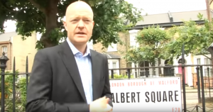 Jake Wood EastEnders Albert Square set