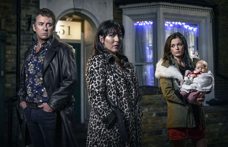 Alfie, Kat and Hayley Slater on astEnders