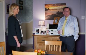 Mel and Ian have a heart-to-heart about Bobby (Credit: BBC)