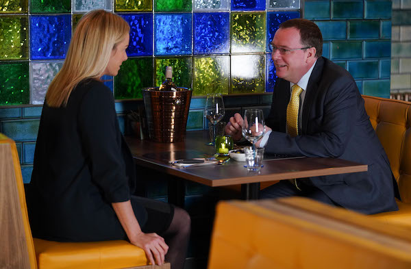 Ian and Mel talk in EastEnders 