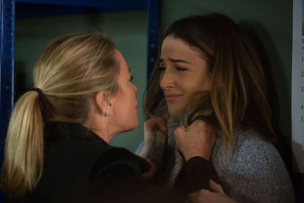 Mel attacks Maddie in EastEnders 