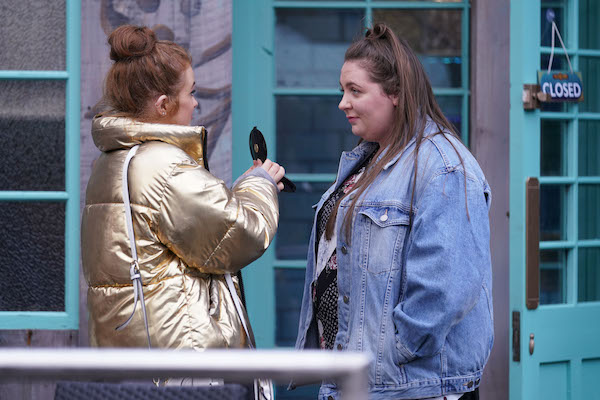 Bernadette and Tiffany in EastEnders 