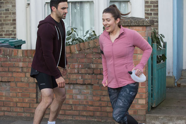 Bex and Kush in EastEnders 