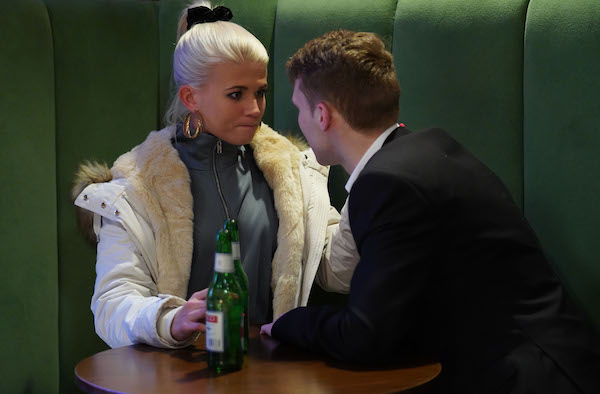 Lola Pearce and Jay Brown in EastEnders 