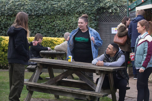 Bernie and Brooke in EastEnders 