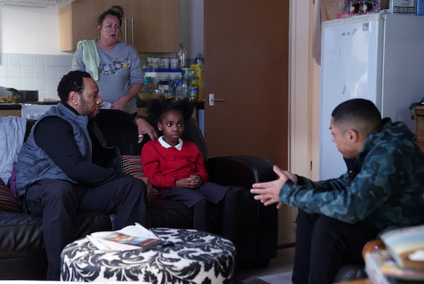 Bailey, Karen, Mitch and Keegan EastEnders 