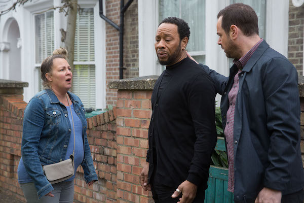 Mitch, Mick and Karen in EastEnders 