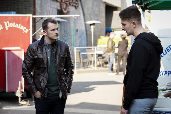 Ben Mitchell and Callum Highway in EastEnders