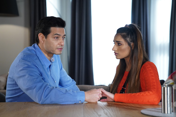 Habiba and Adam in EastEnders 