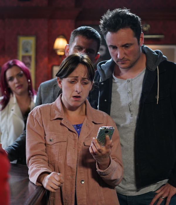 Martin and Sonia search for Bex in EastEnders 