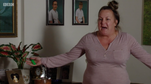 Karen Taylor upset