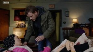 Sean Slater with sick mum Jean