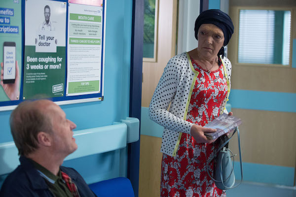 Jean Slater and Daniel Cook in EastEnders