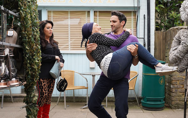 Kat, Kush and Jean in EastEnders 