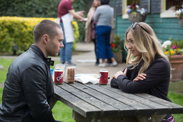 Louise and Keanu in EastEnders 