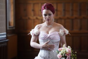 Whitney's sick feeling isn't just pre-wedding jitters (Credit: BBC)