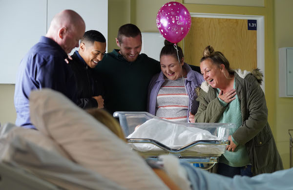 The Taylor family in EastEnders 