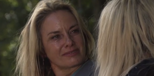 Mel told Sharon she could see and hear Hunter in the car EastEnders