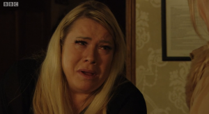 EastEnders Sharon in labour Credit: BBC