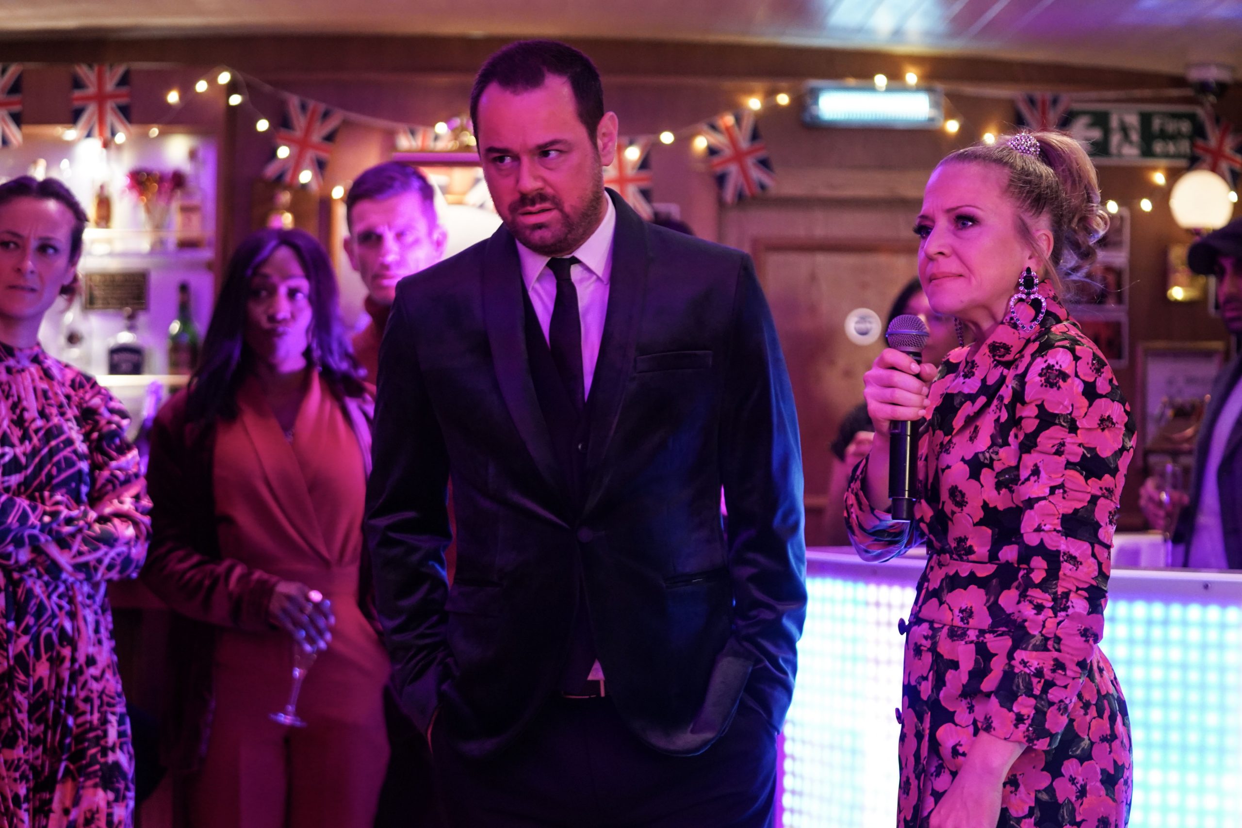 Current landlords Mick and Linda Carter aren't in a good place (Credit: BBC)