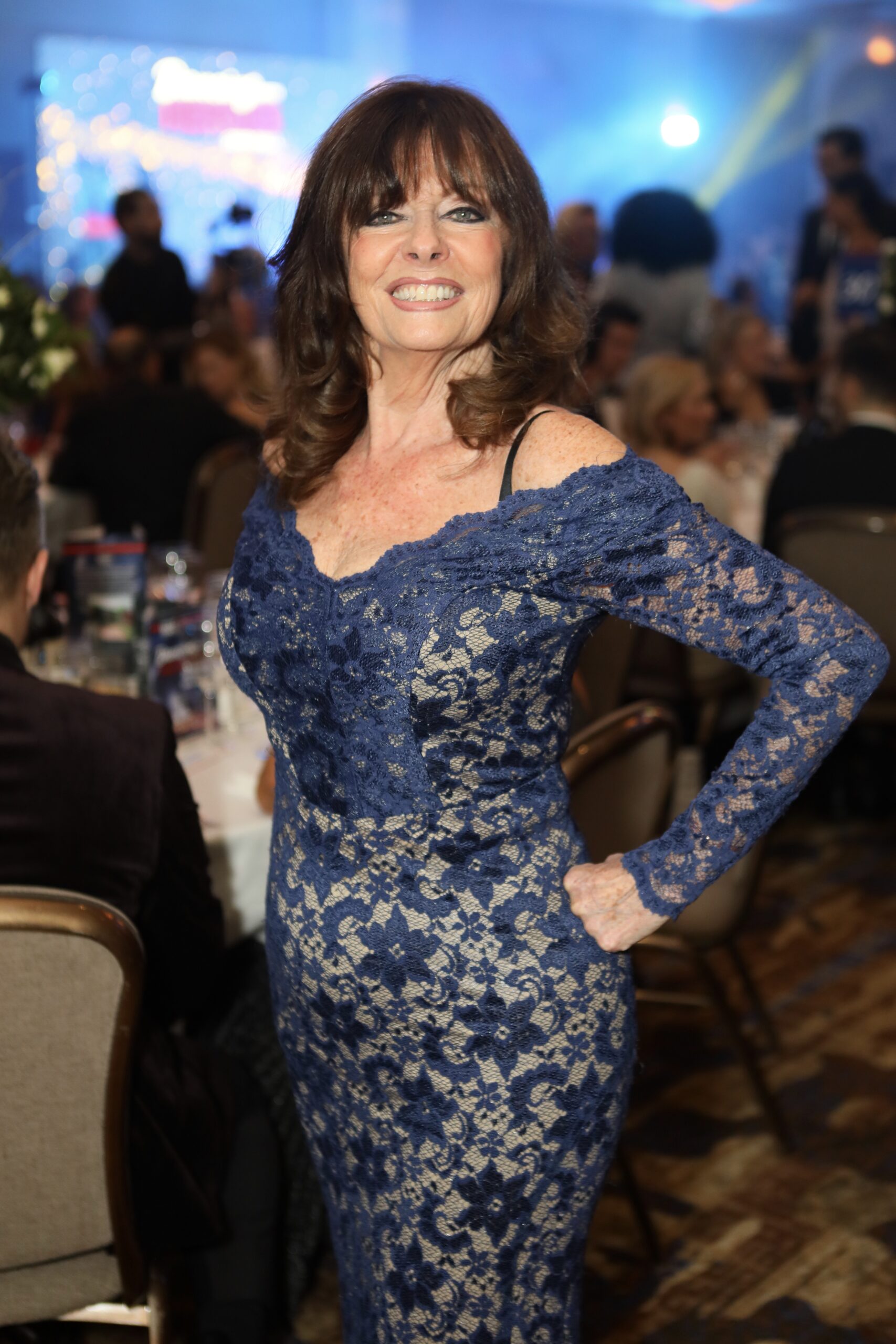 Vicki Michelle smiling at event