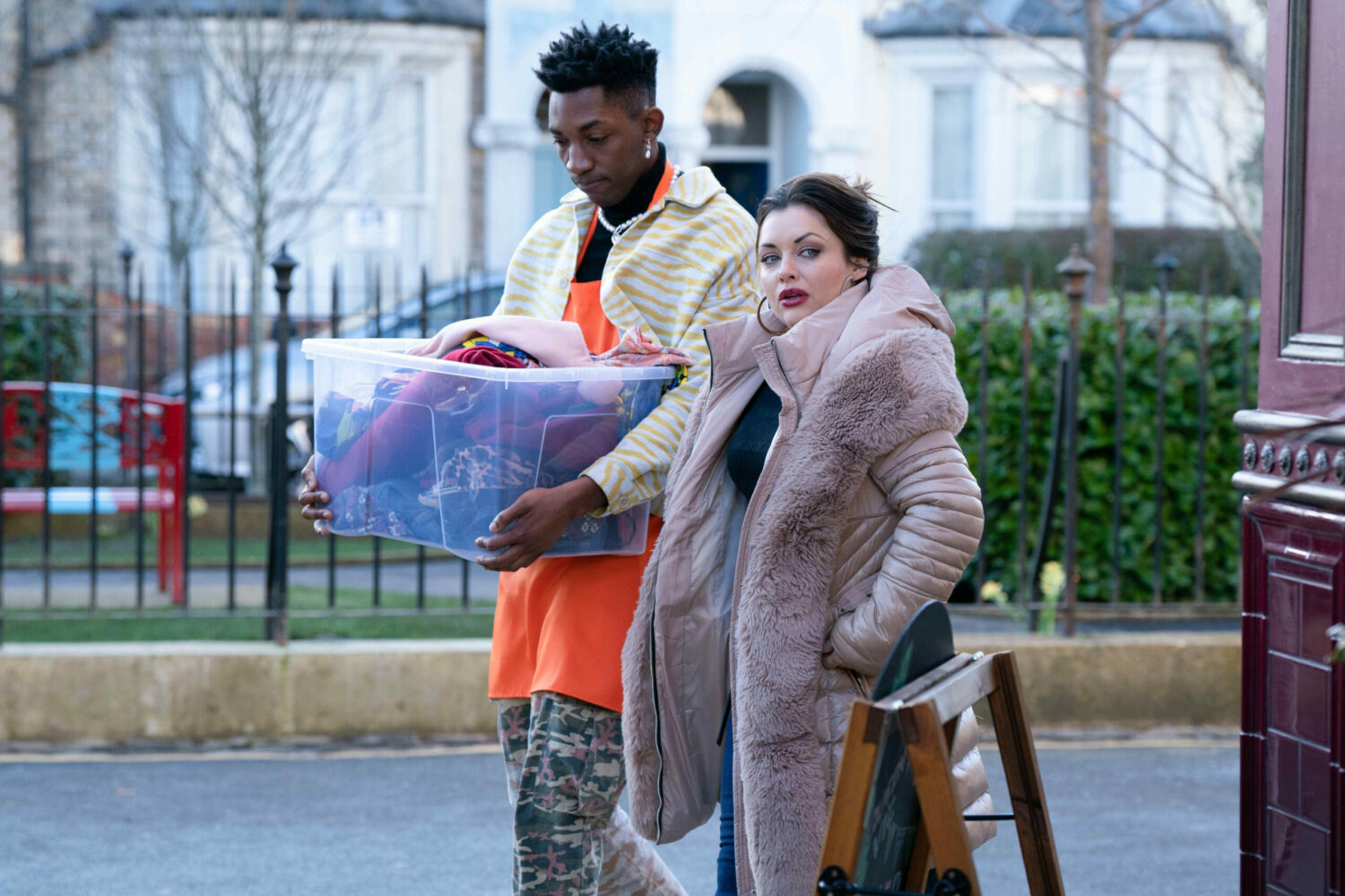 EastEnders' Whitney is walking with Felix