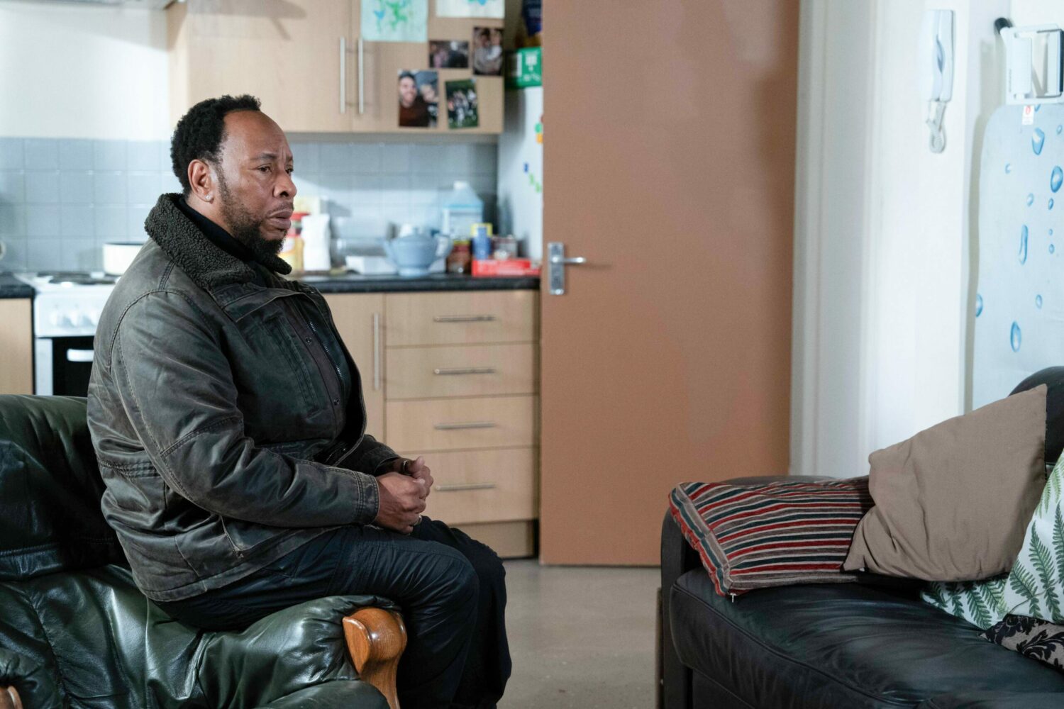 EastEnders' Mitch is sitting on the sofa