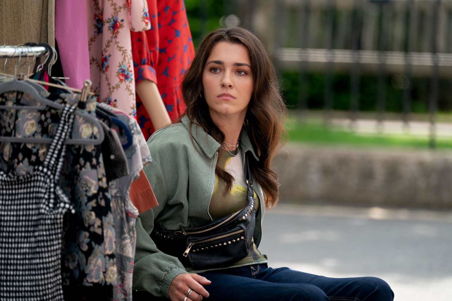 Penny working on her market stall