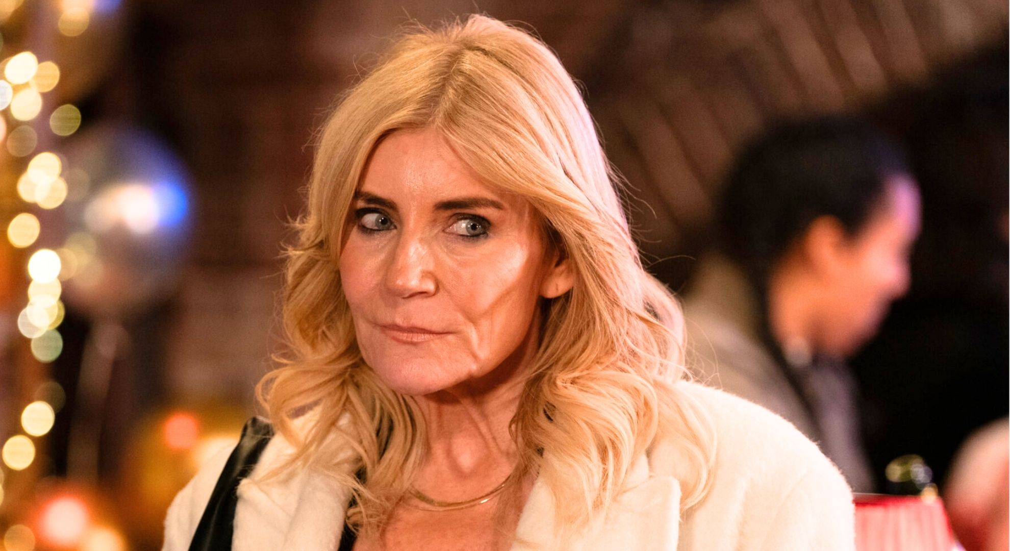 Cindy Beale looking like she's up to something