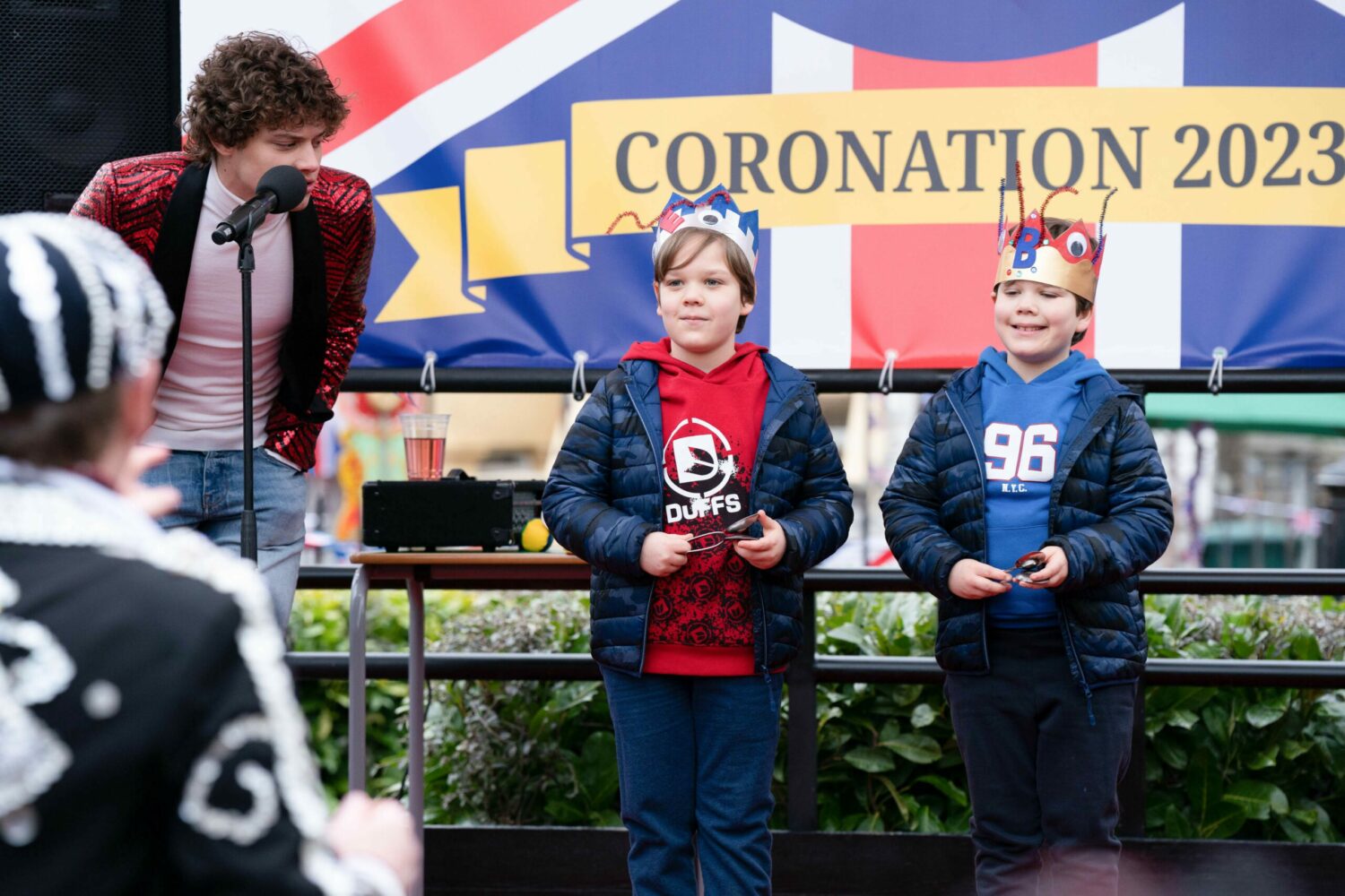 Kat and Alfie's twins, Bert and Ernie (Credit: BBC)