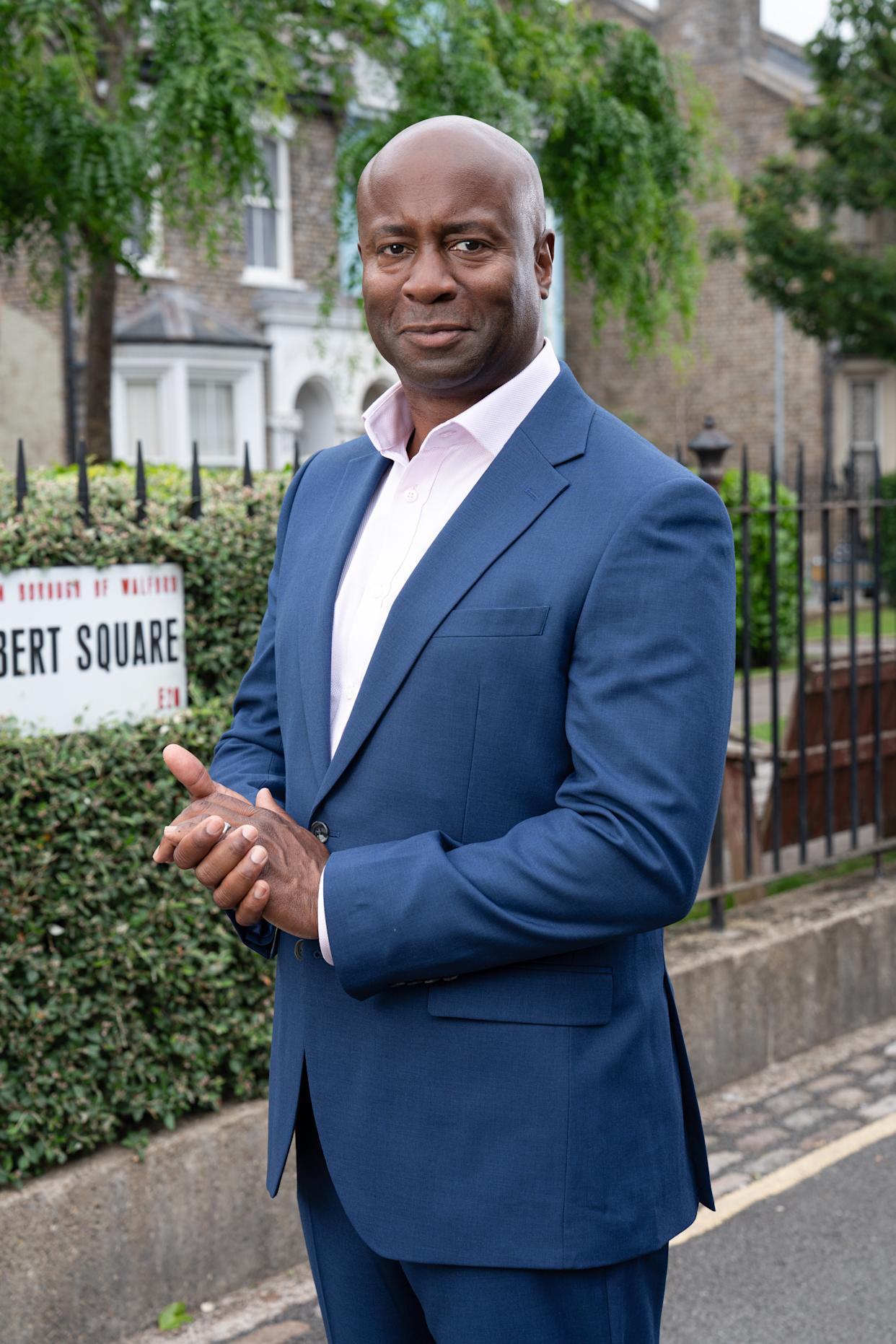Anthony Trueman in an EastEnders publicity picture