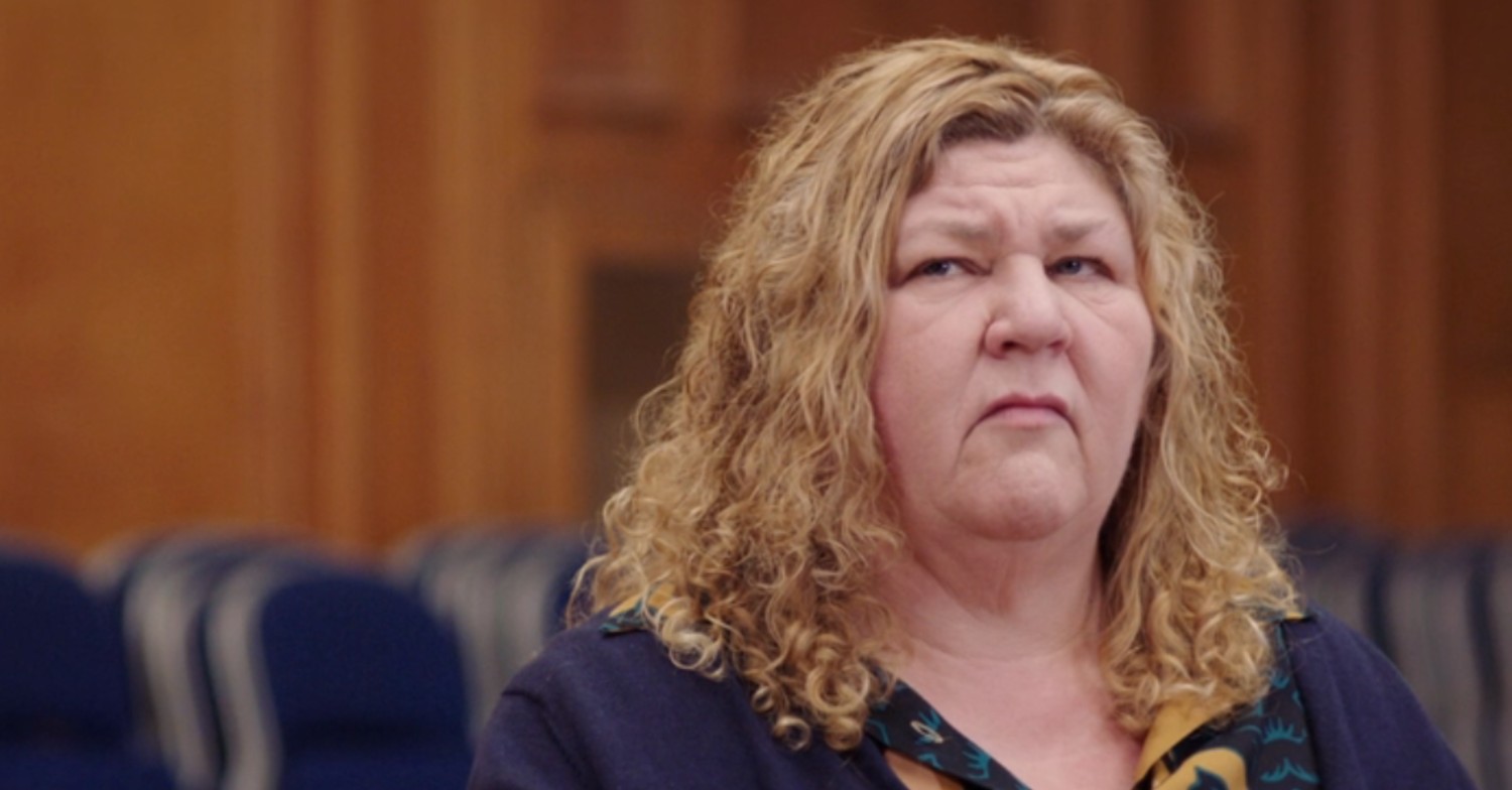 Cheryl Fergison in BBC sitcom Mandy