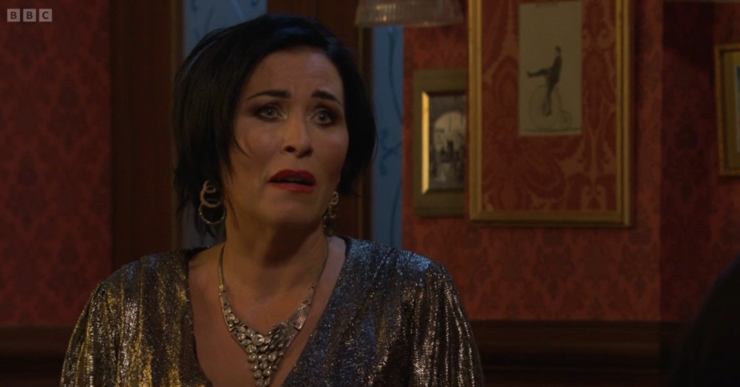 Kat looks pained on EastEnders tonight
