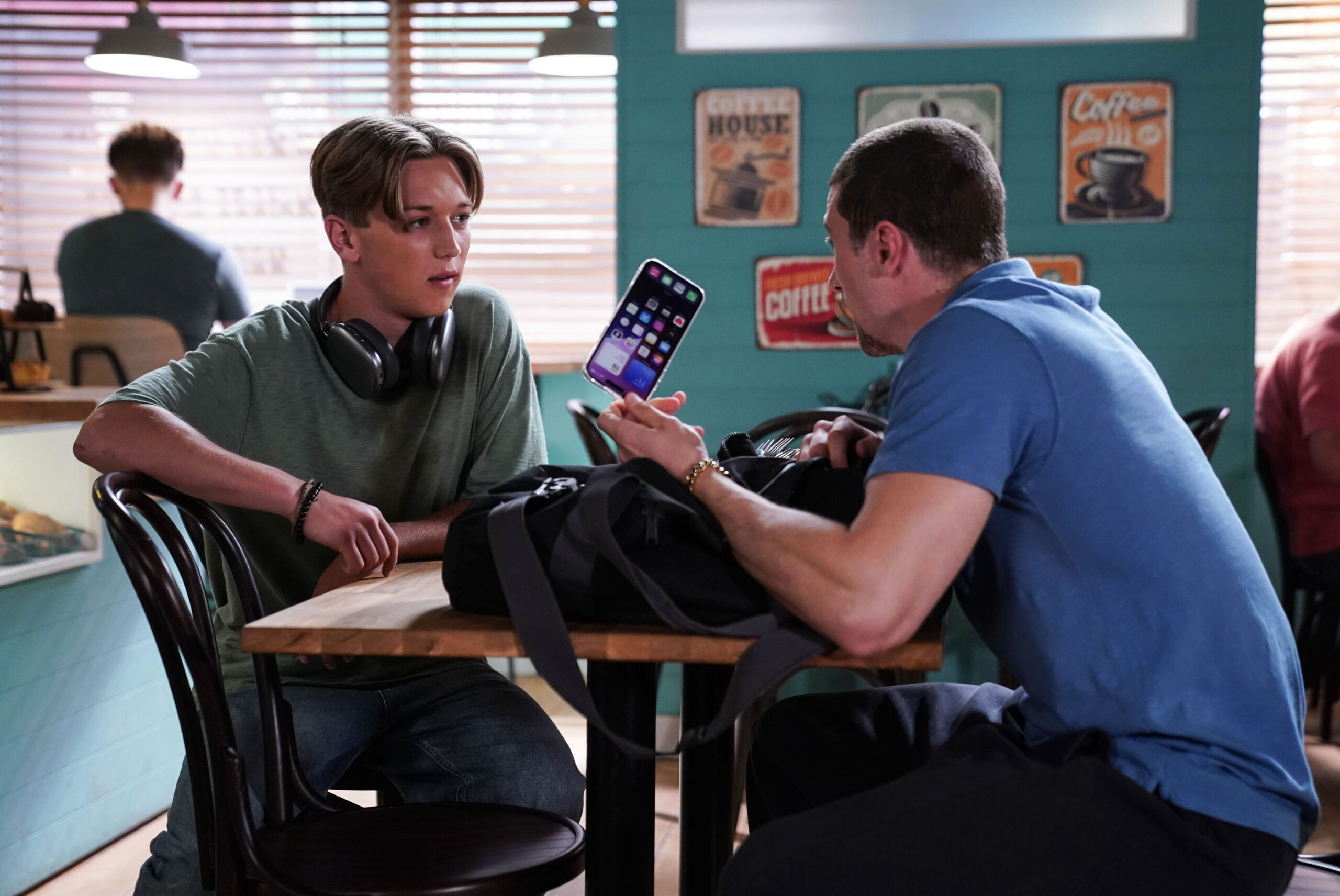 Harry gives Joel a job in EastEnders