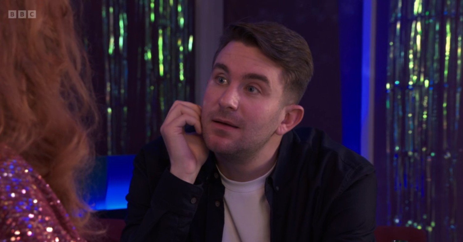Callum looks thoughtful on EastEnders