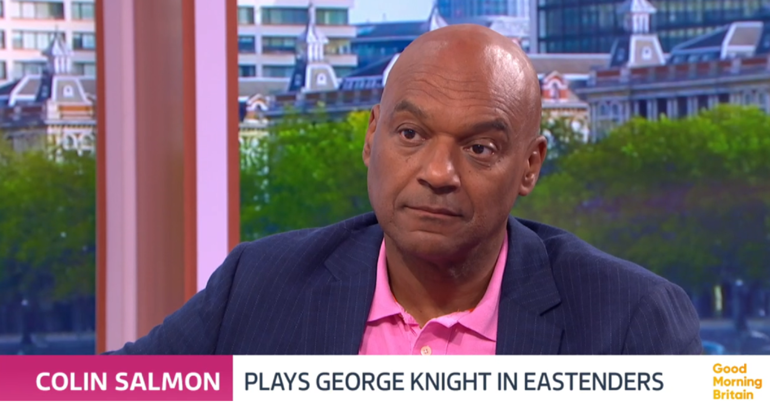 Colin Salmon in an interview on Good Morning Britain