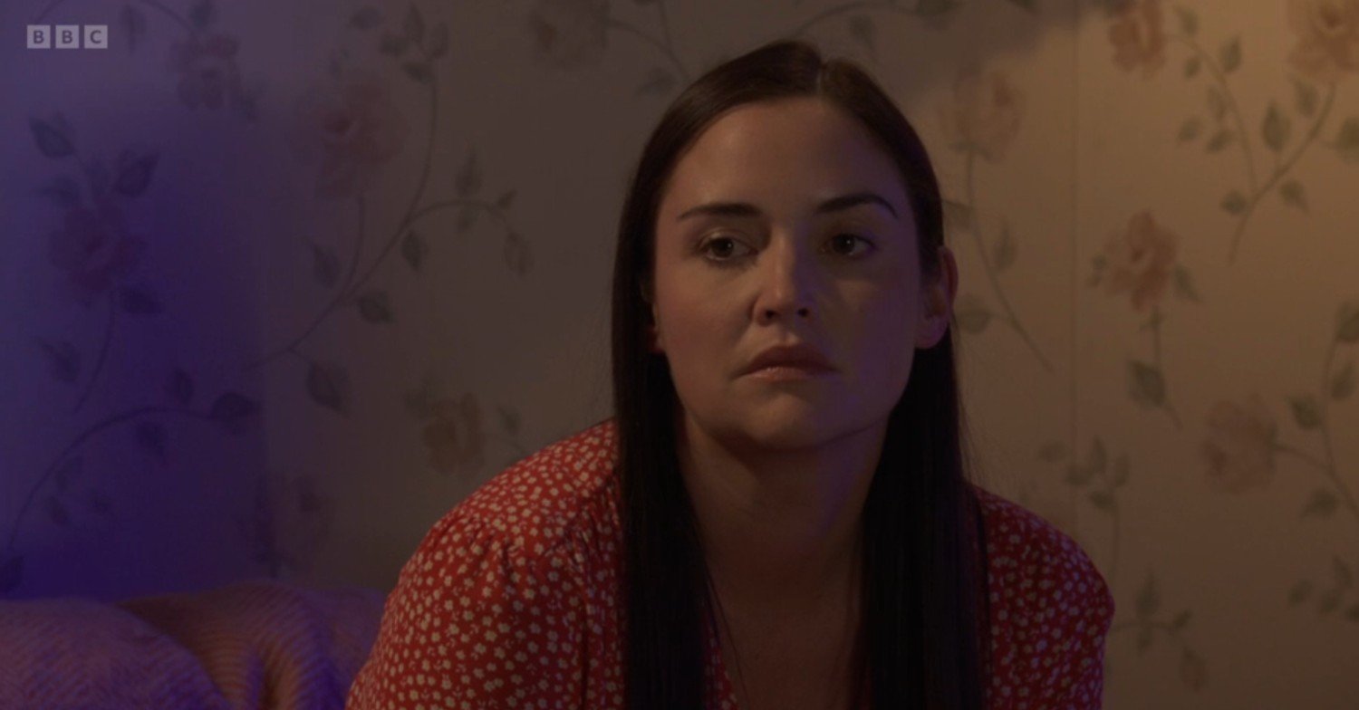 Lauren looks worried 