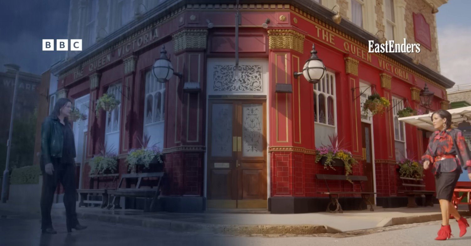 EastEnders trailer teasing return of Zoe, as she stands opposite Kat outside The Vic