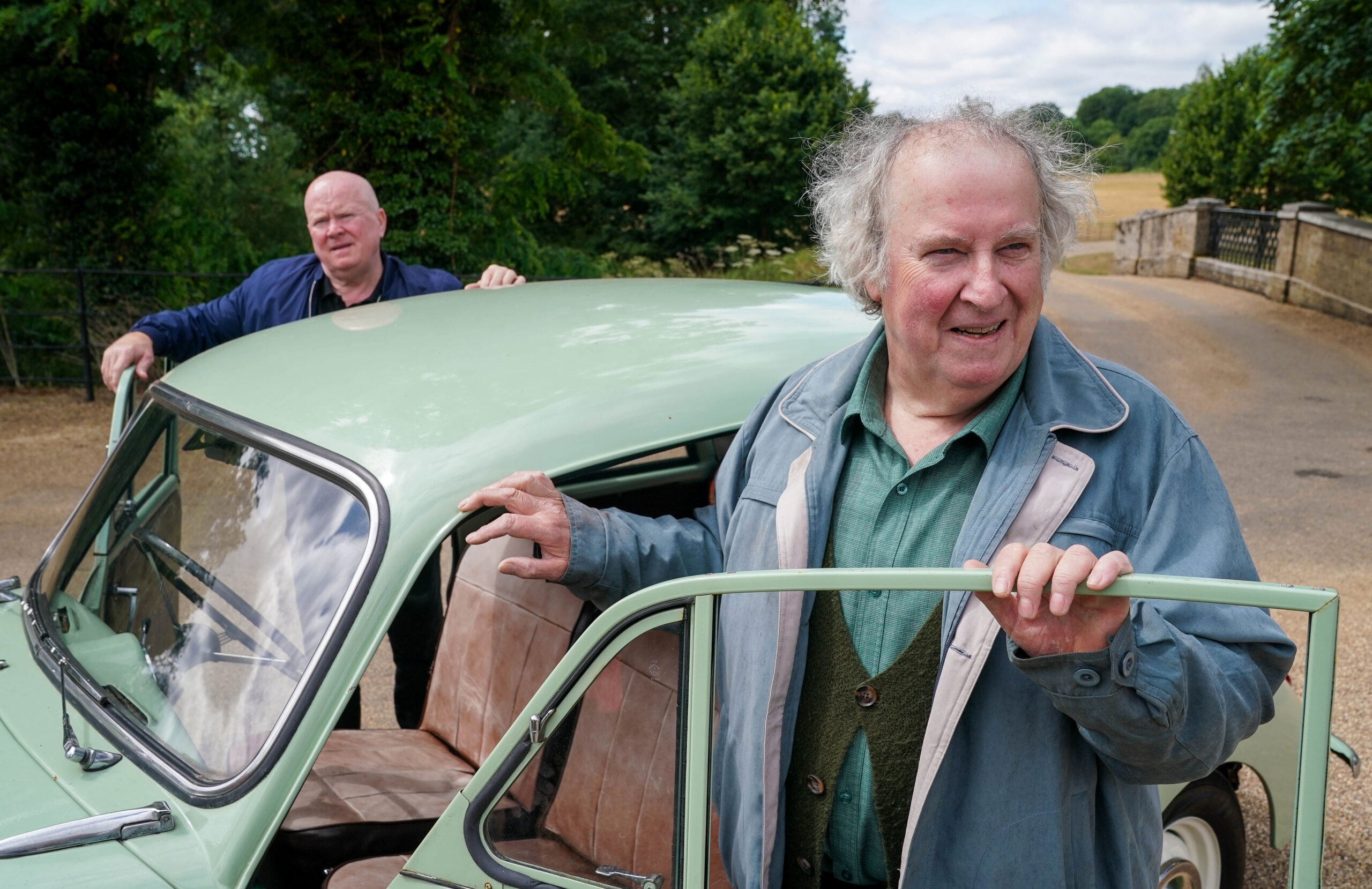 Nigel and Phil in the countryside