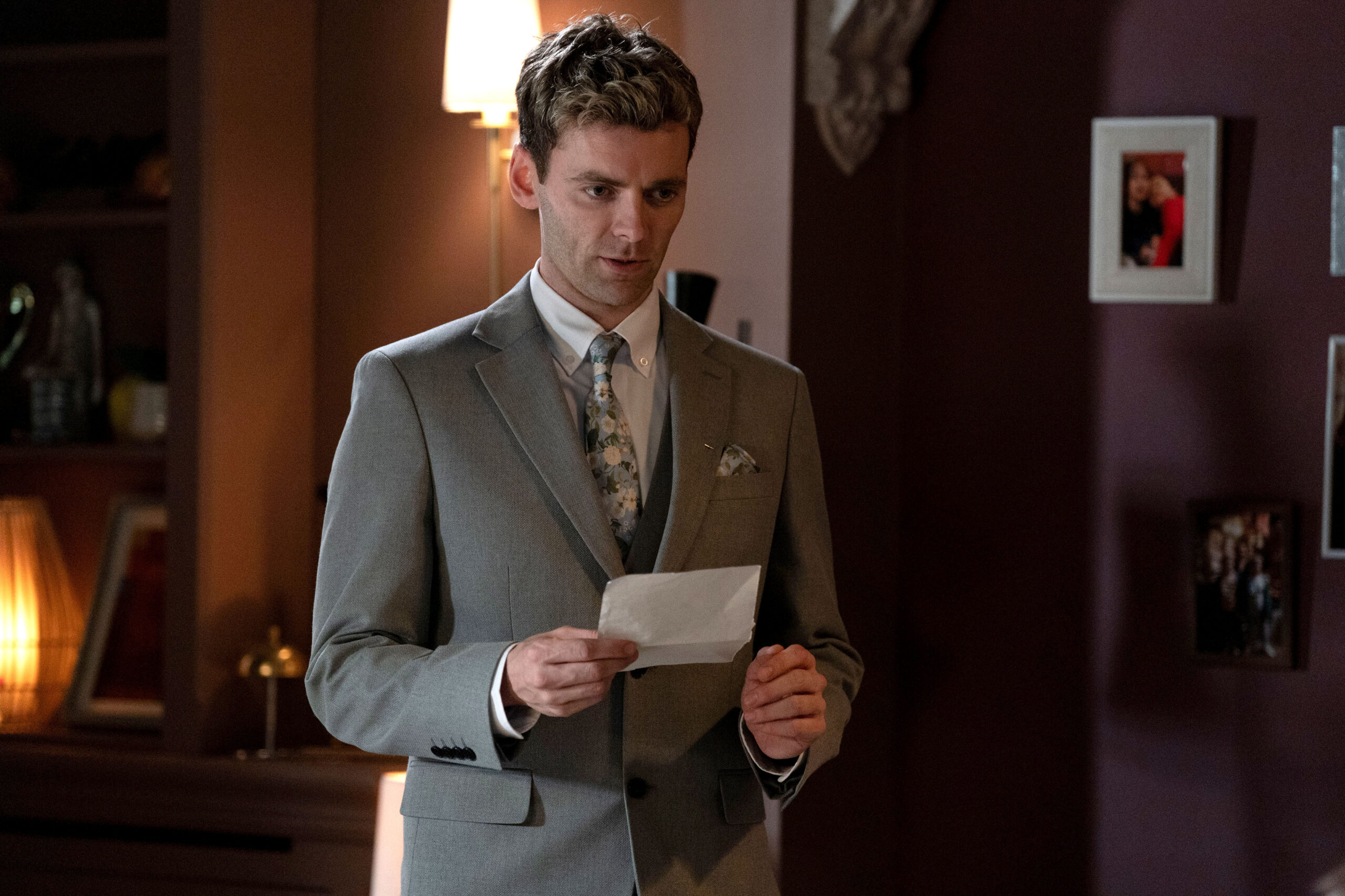 Peter prepares his wedding speech