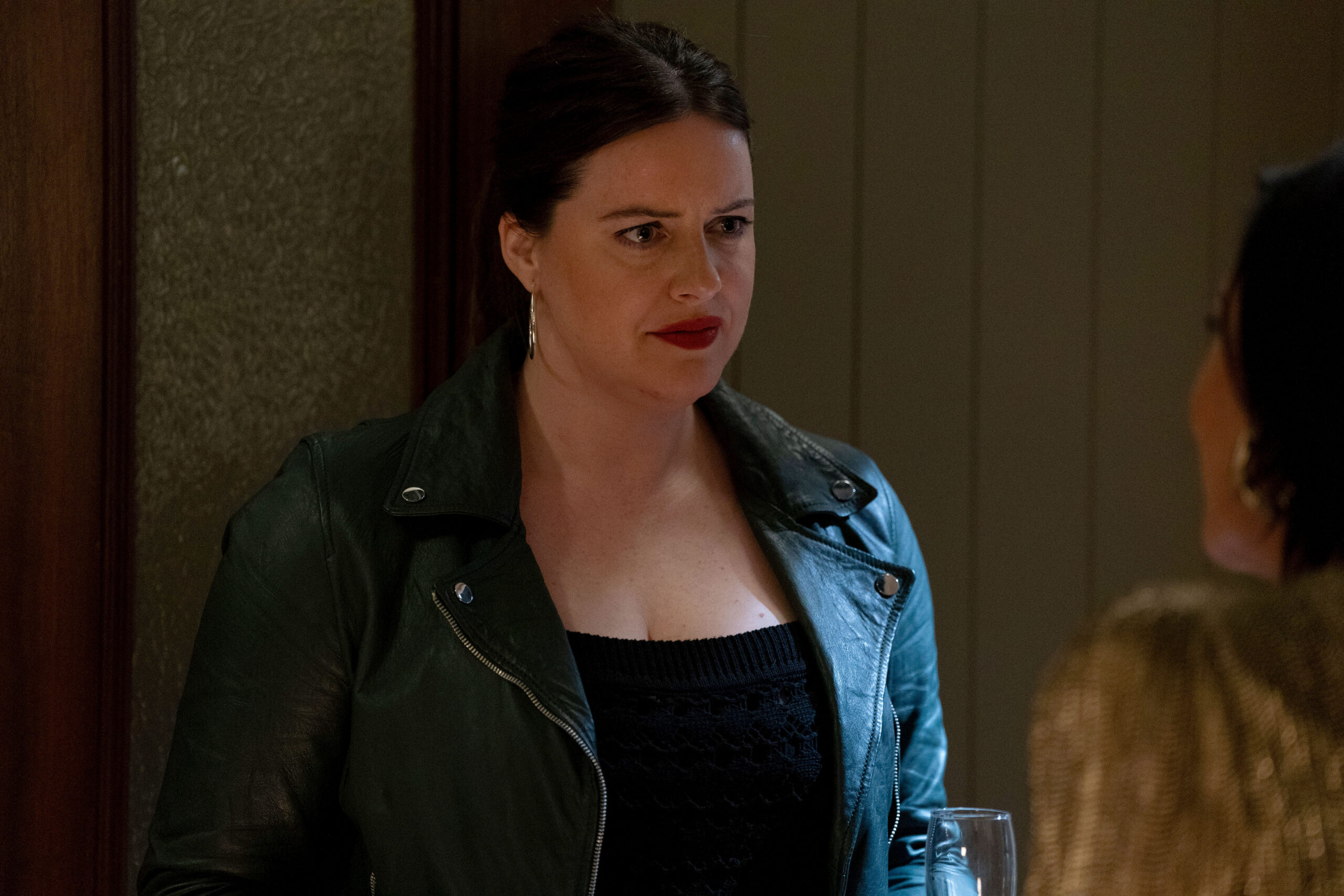 Zoe looks shady on EastEnders
