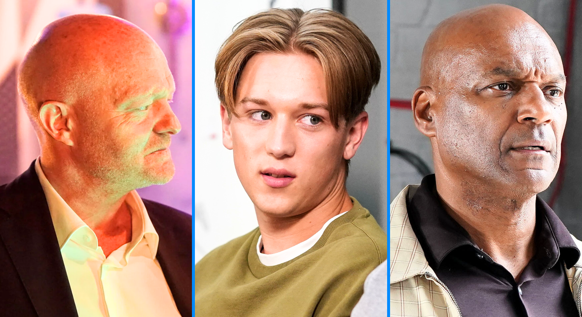 Max Branning's back, Joel's out of control, and George is in danger