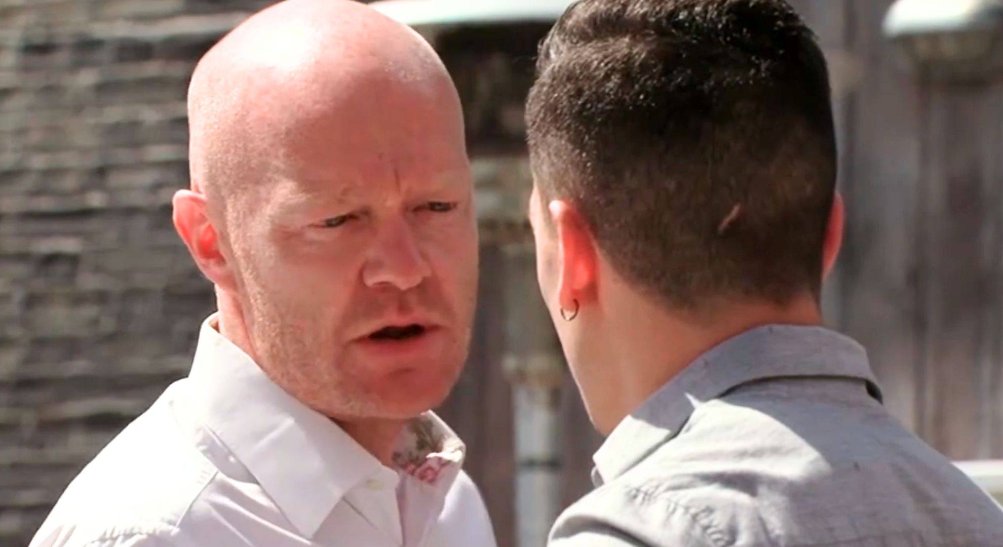 Max pushed Steven (Credit: BBC)