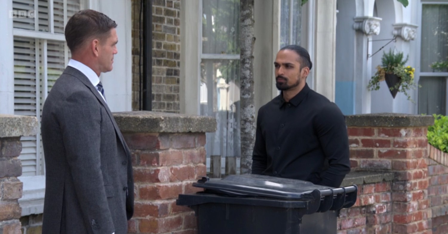 Ravi and Jack share a tense conversation