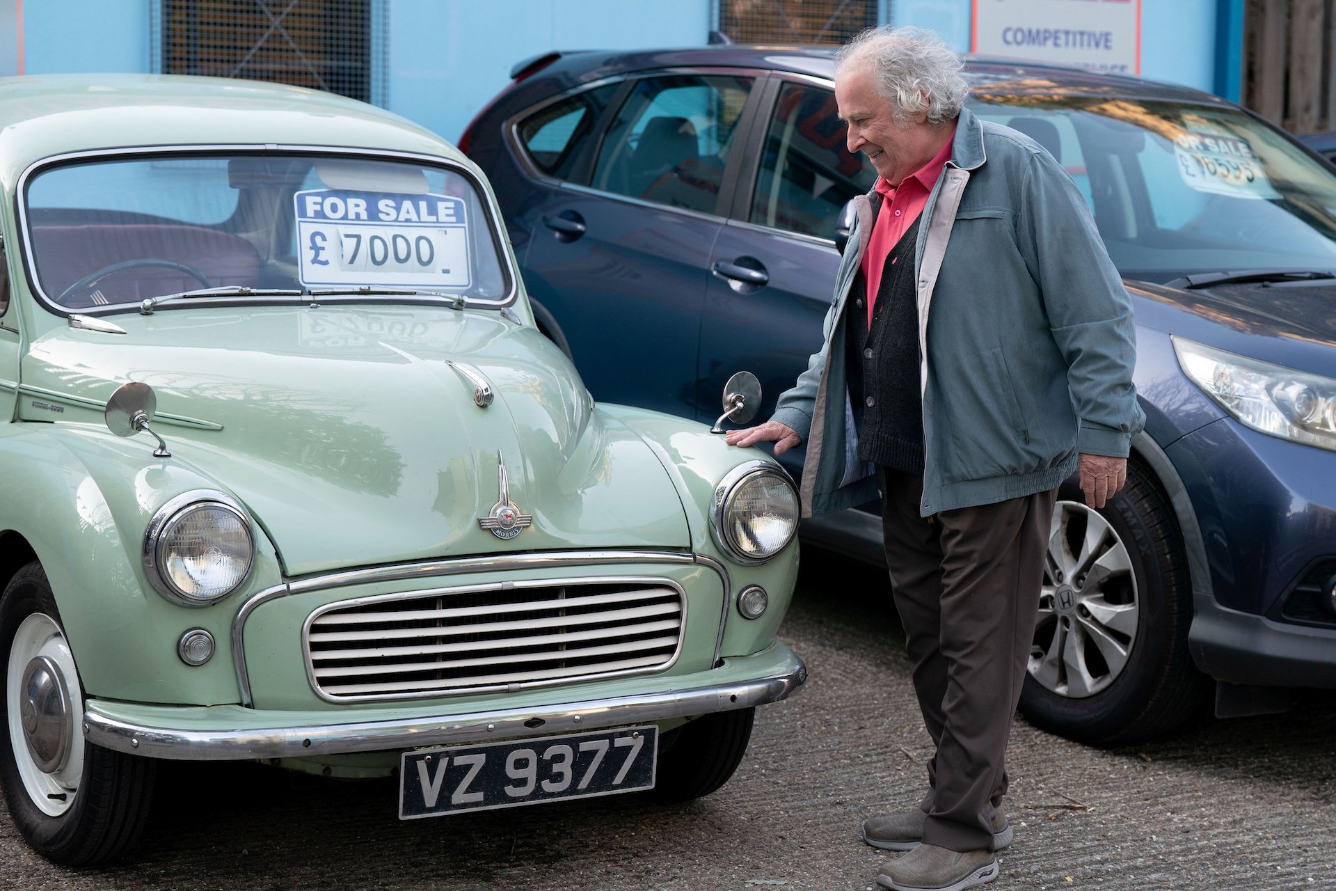 Nigel looks fondly at his car in EastEnders spoilers
